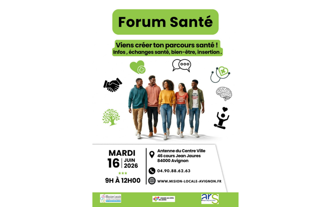 Prenez soin de votre avenir : Le Forum Santé de la Mission Locale !